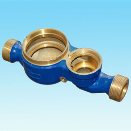 Customized Cold Water Meter Body Blue Color Water Meter Adapter ISO 9001 Certification